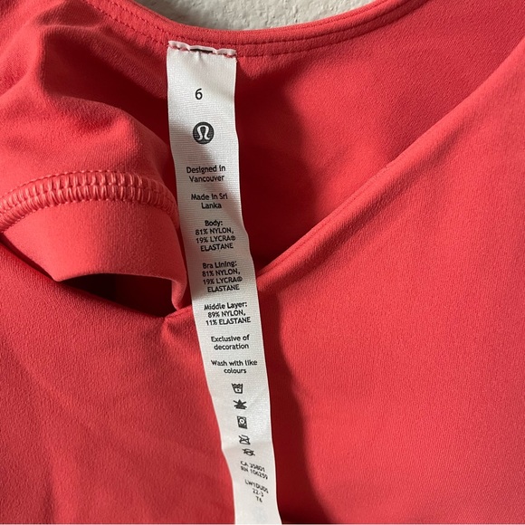 NWT Lululemon Align Tank Pale Raspberry Size 6 - Picture 5 of 6
